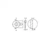Rondelle large forme L inox A4 Diamètre 20mm Vendu par 50