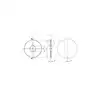 Rondelle X-large forme LL inox A4 Diamètre 20mm Vendu par 25