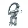 Mousqueton de drisse à chape Longueur 87mm inox