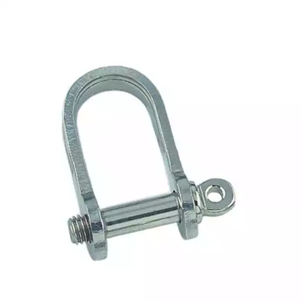 Manille plate type court A4 diamètre 6mm les 2
