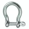 Manille lyre axe imperdable A4 diamètre 6mm