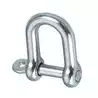 Manille droite axe imperdable A4 diamètre 4mm
