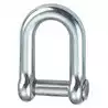 Manille droite à vis six pans creux diamètre 6mm