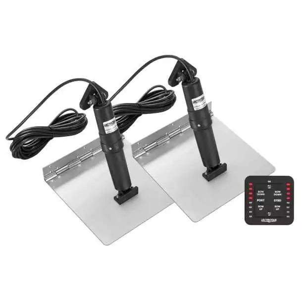 Kit flaps 9x18 complet avec controleur à led pour bateau&nbsp;6,5 à 9m