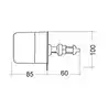 Kit essuie-glace 12V avec bras et raclette 280mm