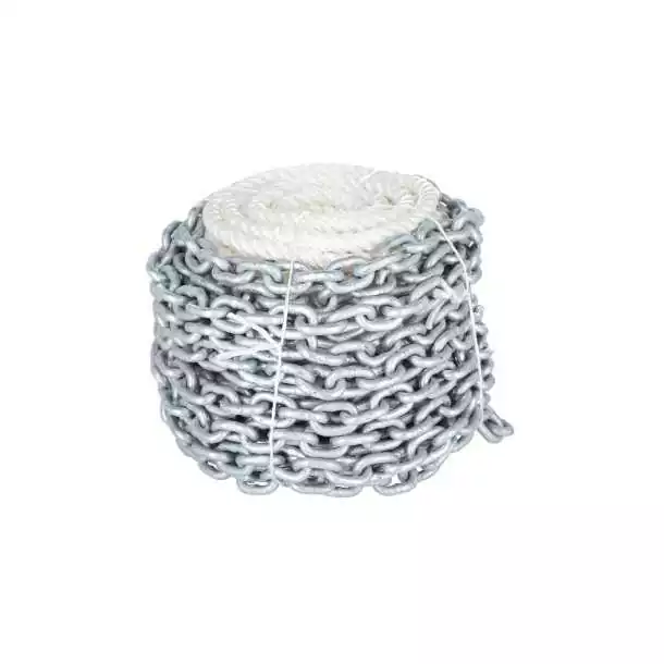 Kit mouillage chaîne Ø8 mm 23 m + cordage nylon Ø14 mm 35 m