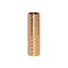 Jonction droite cannelée Laiton diamètre 20mm x 64mm