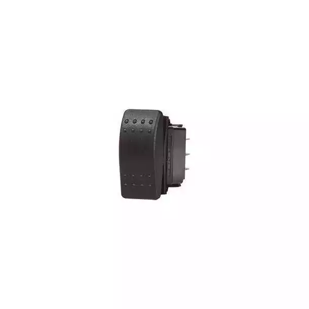 Interrupteur Contura II DPDT mom-off-mom noir