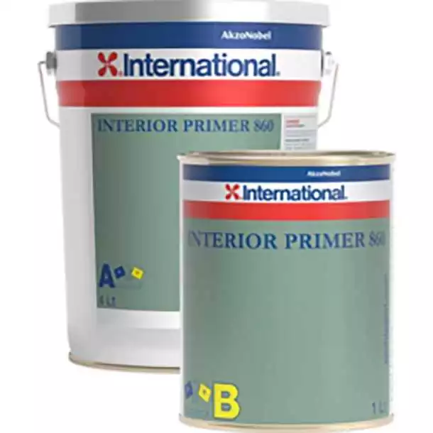 Interior Primer 860 Base Blanc RAL 9010 4L primaire époxydique pour les intérieurs