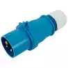 GT Multigrip fiche mâle 230V 16A 2 Pôles avec Terre IP44