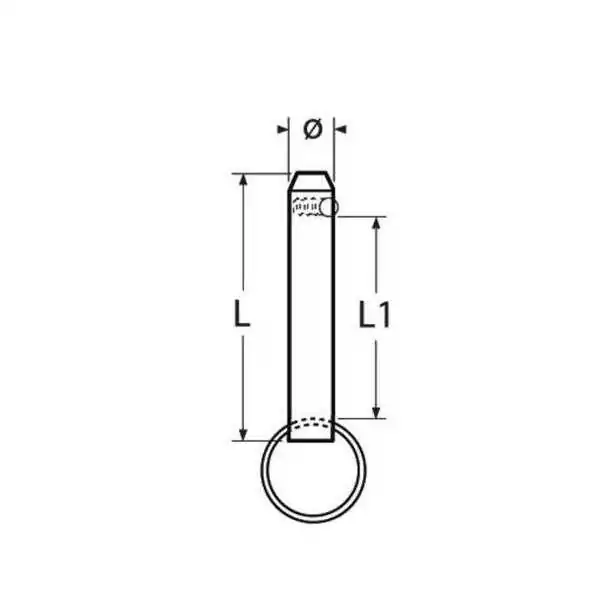 Goupille à bille A2 diamètre 6 x 35mm