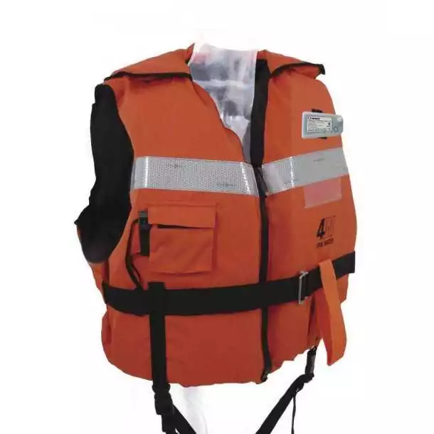 Gilet BREST 150N 60 à 90 kg avec lampe plaisance et professionnelle