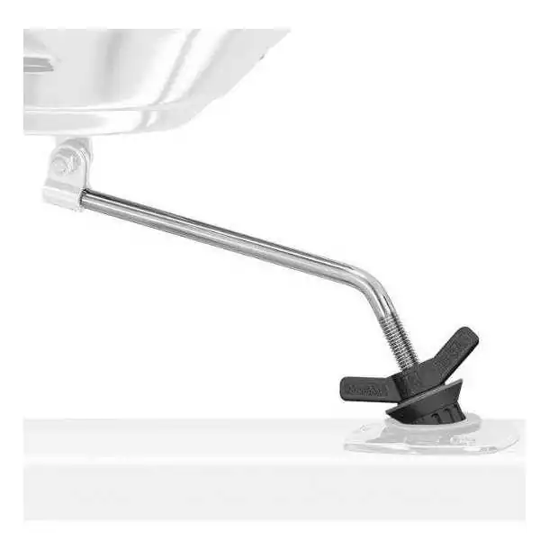Fixation porte-canne pour barbecue Kettle