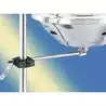 Fixation balcon diamètre 22/25mm pour barbecue Kettle