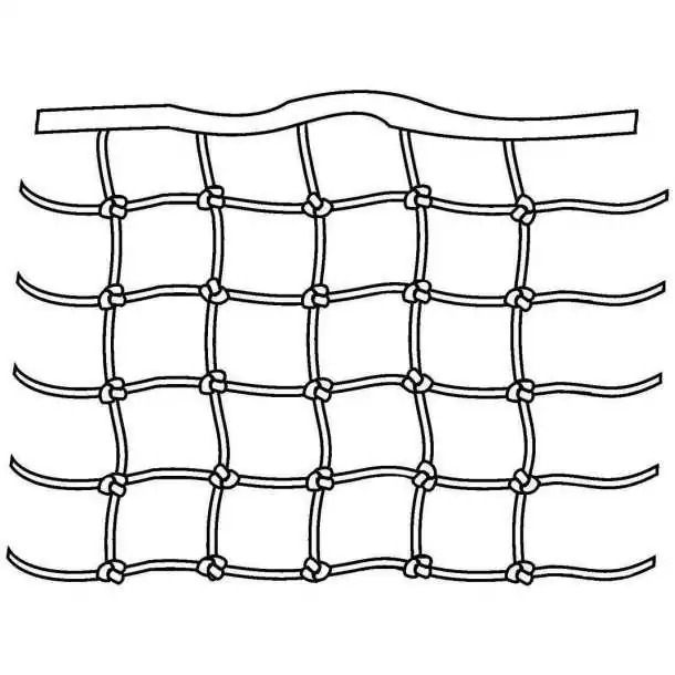 Filet de filière blanc Hauteur 45cm Longueur 100m mailles nouées carrées Filet de filière blanc Hauteur 45cm Longueur 100m mailles nouées carrées