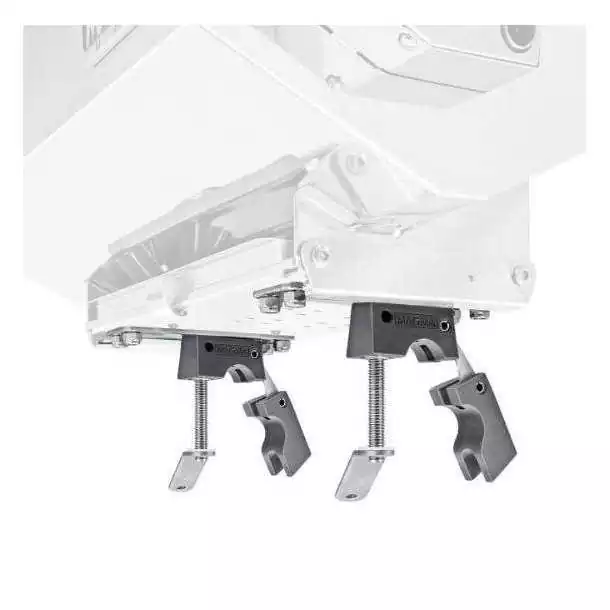 Double fixation balcon diamètre 28.5/32mm pour barbecue rectangulaire