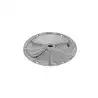 Base inox poli diamètre 245mm H 14mm pour colonne Quick Release