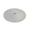 Base acier gris diamètre 245mm H 14 mm pour colonne de table Quick Release