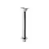 Colonne de table Gamma FS XII diamètre 76mm avec base flush inox H 730mm