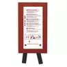 Couverture anti-feu dimensions 1,20 m x 1,20 m 100% fibre de verre