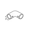 Coude inox 90° A4 pour tube diamètre 25mm