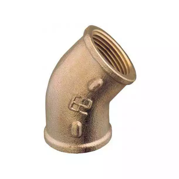 Raccord coudé 45 degrés 2" Femelle Femelle 50/50 mm Raccord coudé 45 degrés 2" Femelle Femelle 50/50 mm