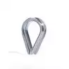 Cosse coeur inox A4 diamètre 24mm 1 pièce