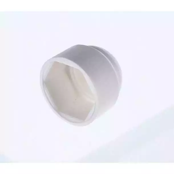 Cache écrou nylon blanc diamètre 10mm Vendu par 100
