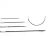 Aiguilles Kit de 5 pour cuir voile toile tapis sac courbe pour bourrelier