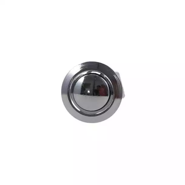 Bouton poussoir on-off chromé pour intégration tableau