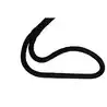 Bosse d'amarrage polyester noir 24 fuseaux diamètre 18mm x 15 mètres avec boucle 1 mètre