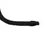 Bosse d'amarrage polyester noir 24 fuseaux diamètre 18mm x 15 mètres avec boucle 1 mètre