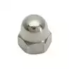 Ecrou borgne Inox A4 diamètre 12mm Vendu par 5