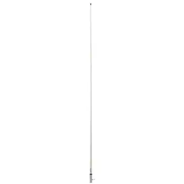 4 Antennes VHF RA1206 CRAUS 6db fibre 2,4m avec câble 4,5m embase chromée