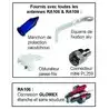 Antenne VHF RA106 GRPSB25 3db fibre 0,90m câble 25m pour voilier
