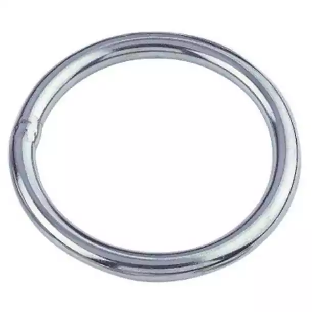Anneau rond soudé poli A4 diamètre 6 x 45mm