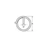 Anneau brisé Inox A4 diamètre 1,25 x 15mm