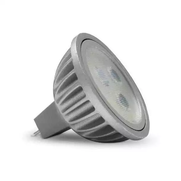 Ampoule MR16 8-35V 5W 30° 4 LED blanc chaud diamètre 50x46mm Ampoule MR16 8-35V 5W 30° 4 LED blanc chaud diamètre 50x46mm