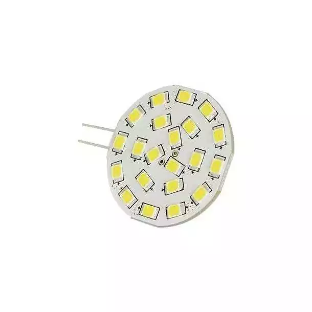 Ampoule G4 horizontale 8-35V 3W 21 LED blanc froid diamètre 35mm