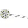 Ampoule G4 horizontale 8-35V 1,5W 9+3 LED blanc chaud + rouge