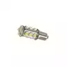 Ampoule BA15D 8-35V 2,5W 18 LED blanc chaud diamètre 22x45mm