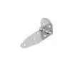Charnière semi-ronde inox 130x40mm lot de 2