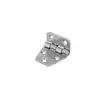 Charnière semi-hexagonale inox 55x40mm lot de 2