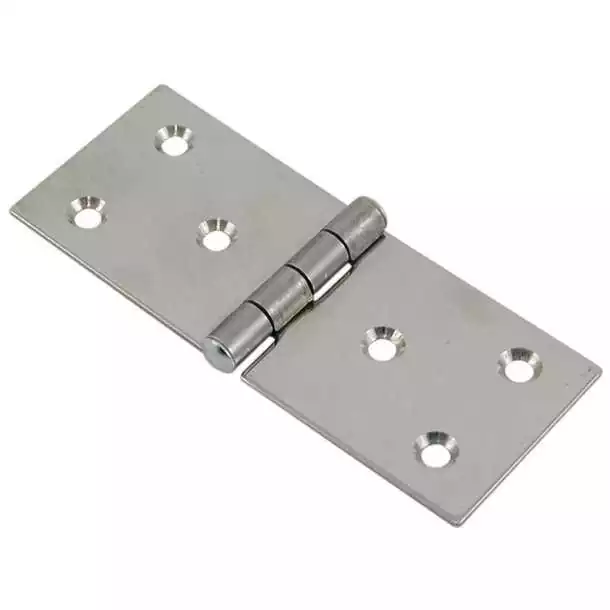 Charnière ronde inox 95x40mm lot de 2