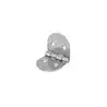 Charnière ronde inox 75x40mm lot de 2