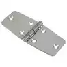Charnière hexagonale inox 100x40mm lot de 2