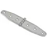 Charnière double ovale inox 155x30mm lot de 2