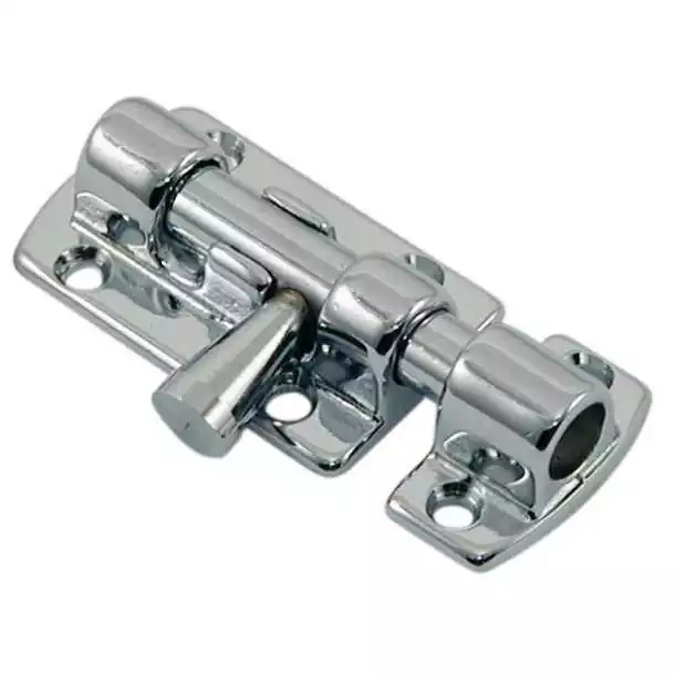 Targette laiton chromé 50x28mm