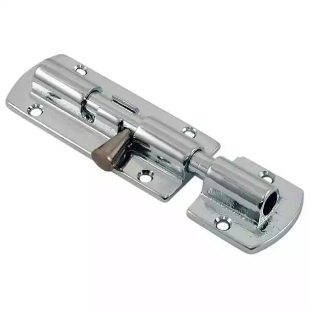 Targette laiton chromé 105x32mm