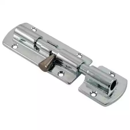 Targette laiton chromé 105x32mm